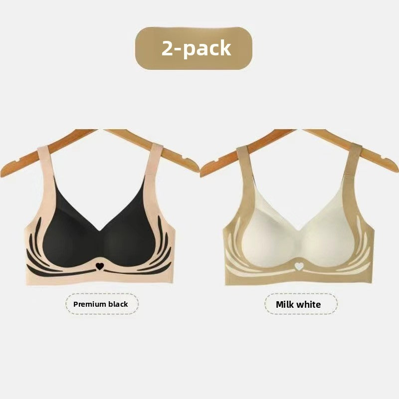 Eganora V-Neck Push-Up Comfort Bra