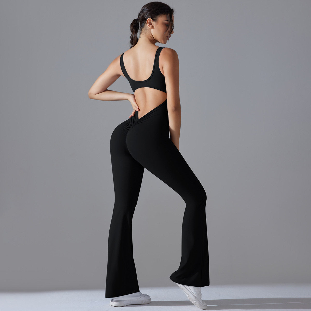 Eganora FlowSculpt Backless Lift One-Piece Jumpsuit