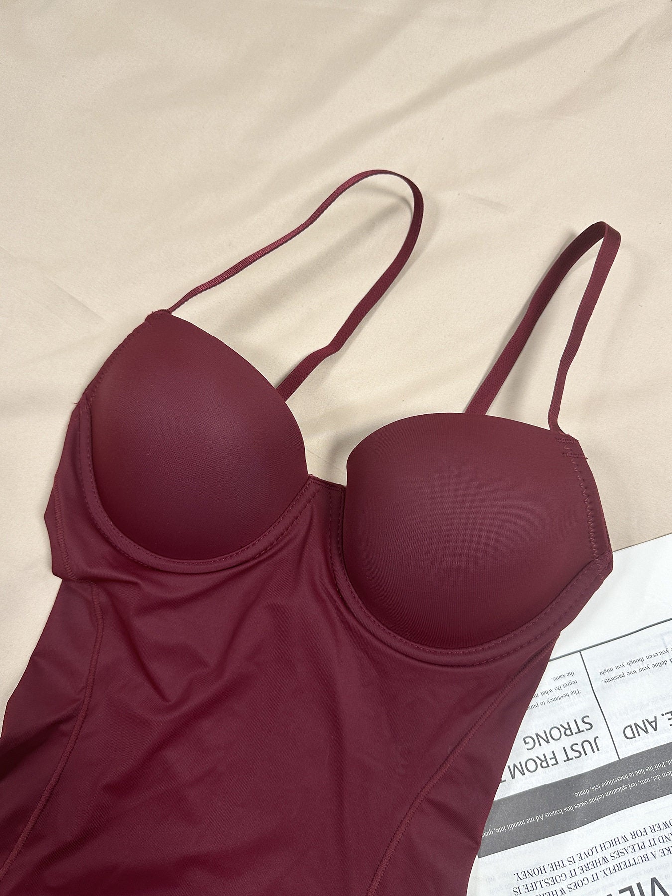 Eganora SculptBra Built-In Bra Bodysuit