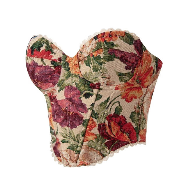 Eganora Painted Petals Bustier