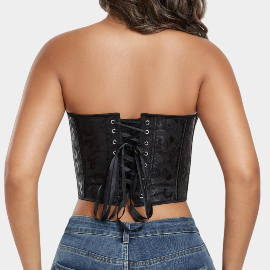 Eganora Royal Shadow Curve Corset Top