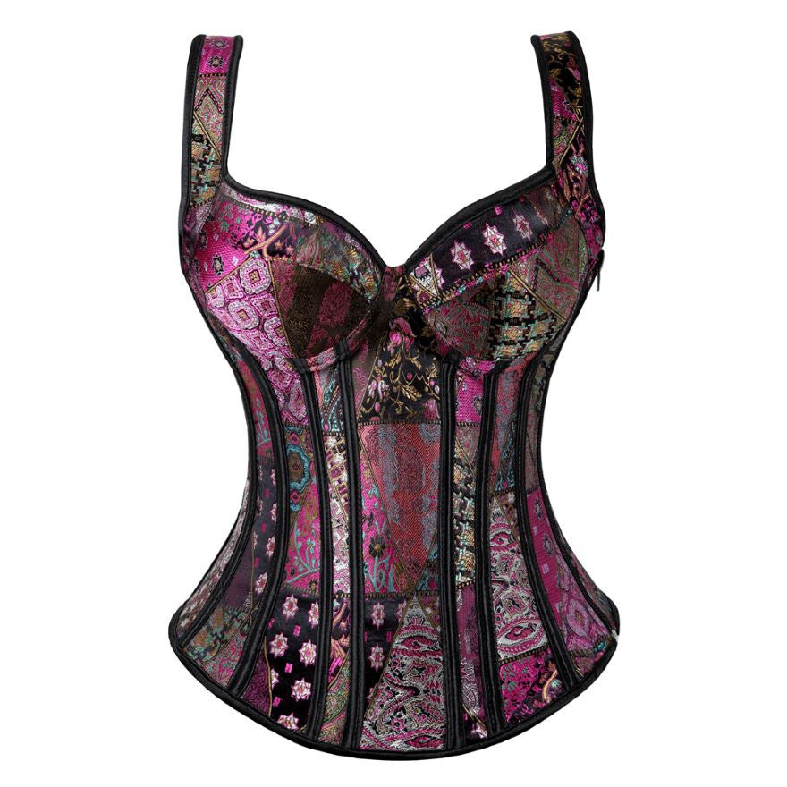 Eganora Royal Jacquard Waist-Snatch Corset