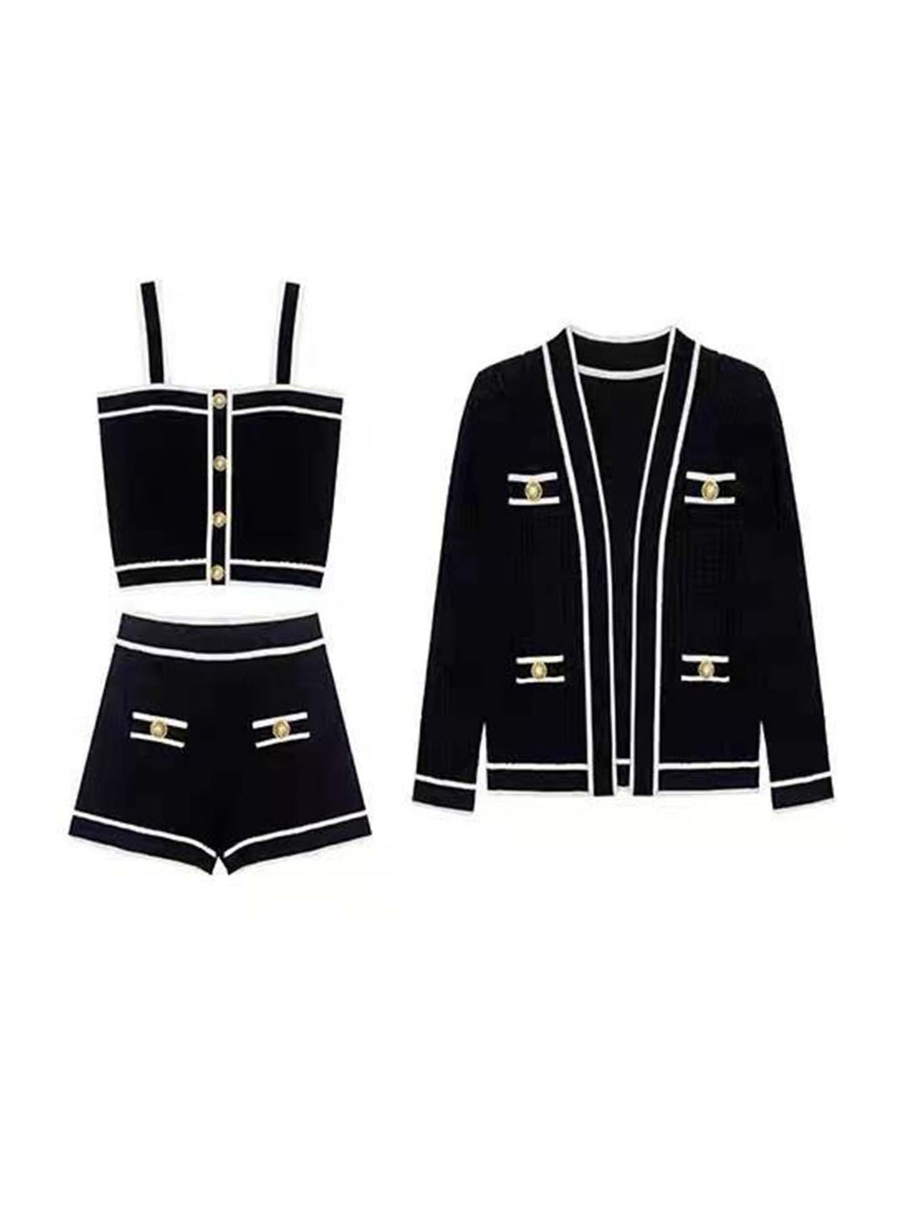 Eganora Hong Kong Glam 3-Piece Lounge Set