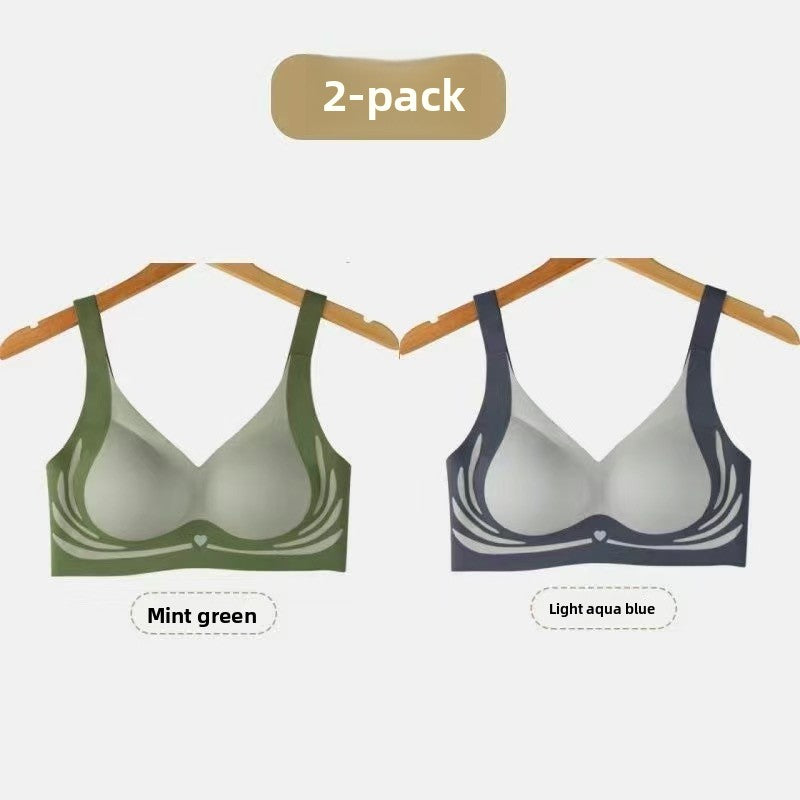 Eganora V-Neck Push-Up Comfort Bra