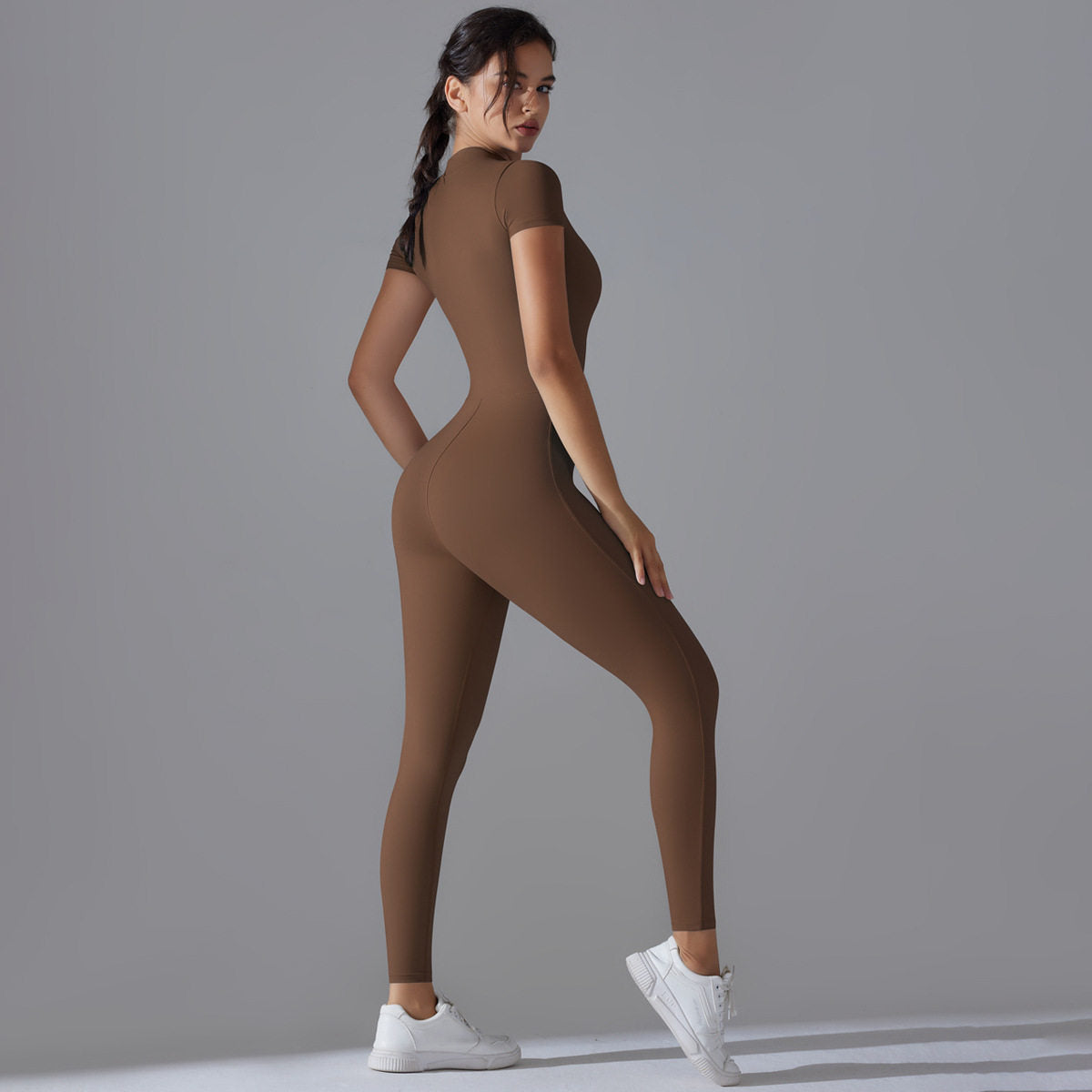 Eganora Sleeve Padded Jumpsuit