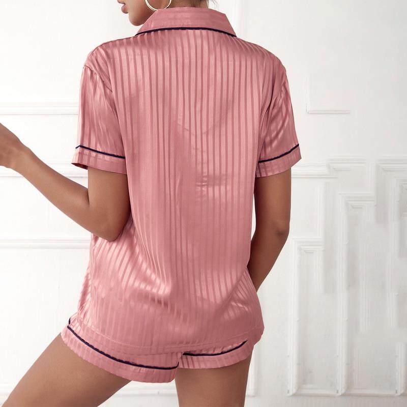 LuxeLine Silky Pajama Set