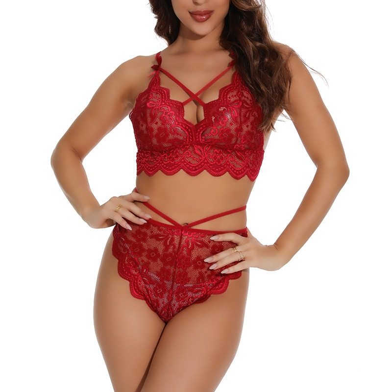 EGANORA LaceFlirt Bra & Panty Set