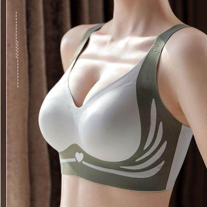 Eganora V-Neck Push-Up Comfort Bra
