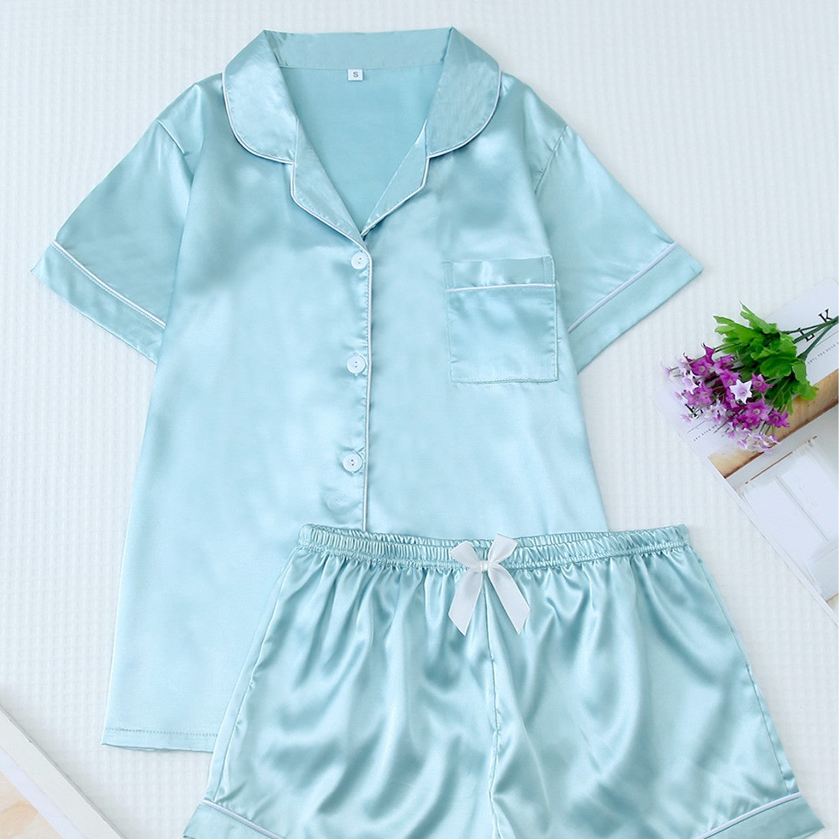 LUXFORM Dreamy Satin Pajama Set