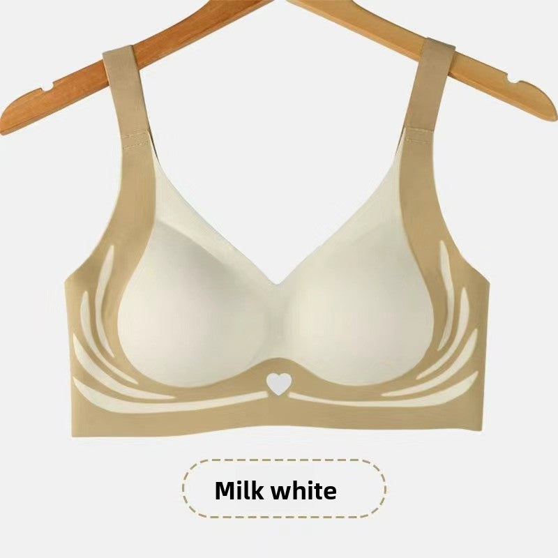 Eganora V-Neck Push-Up Comfort Bra