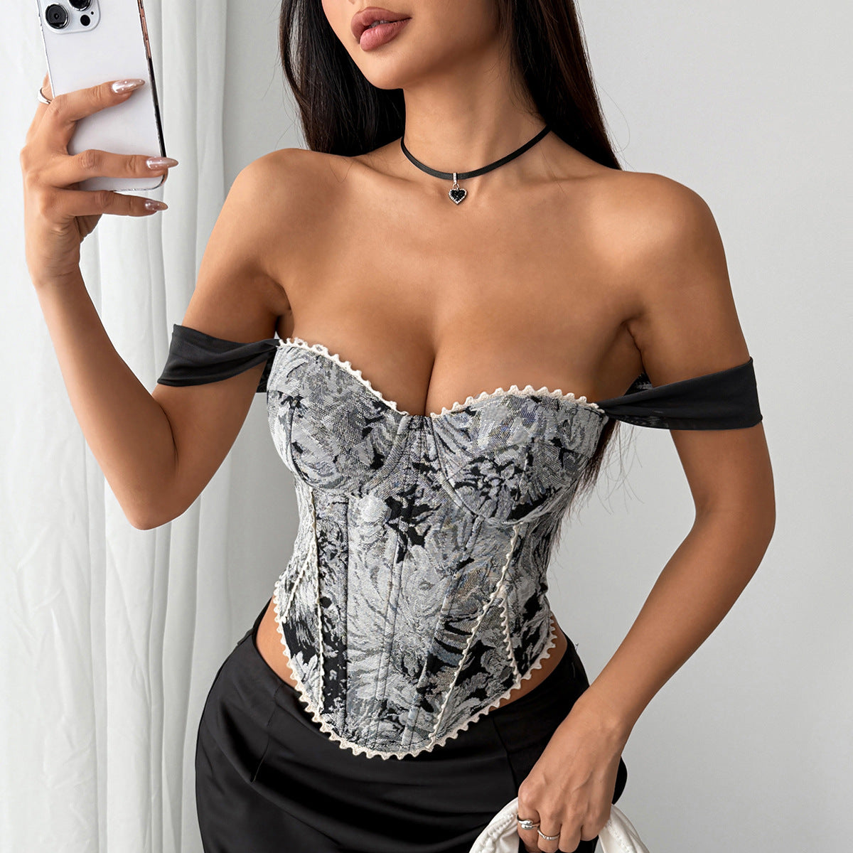 Luxeform Royal Petals Wrap Corset Bustier