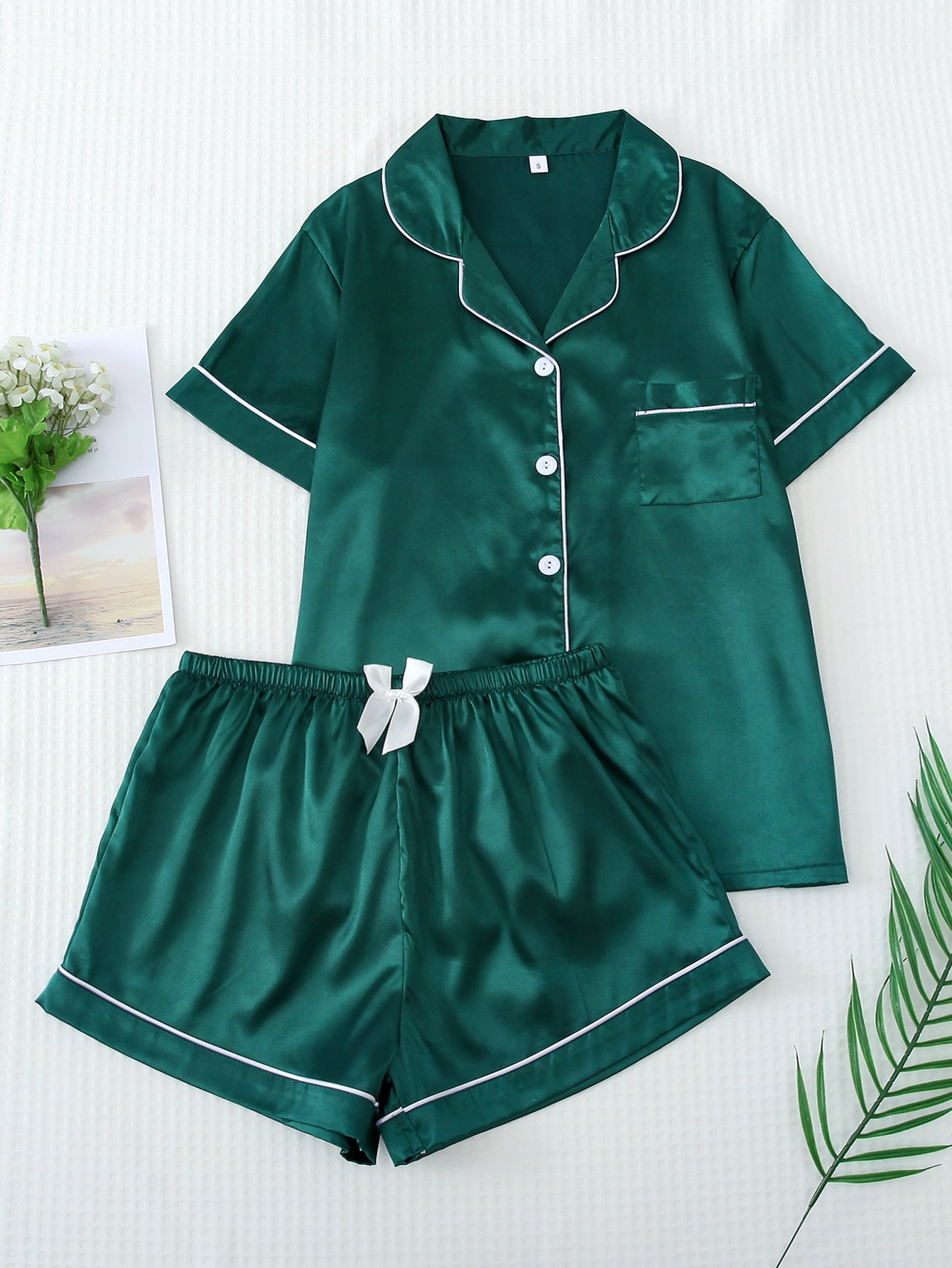 LUXFORM Dreamy Satin Pajama Set