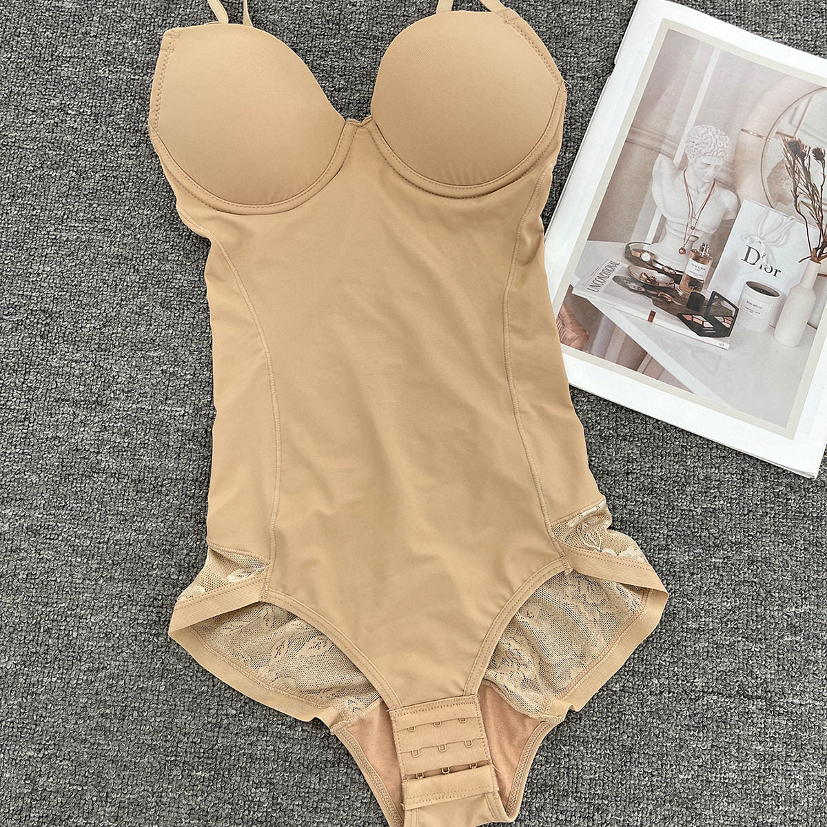 Eganora SculptBra Built-In Bra Bodysuit