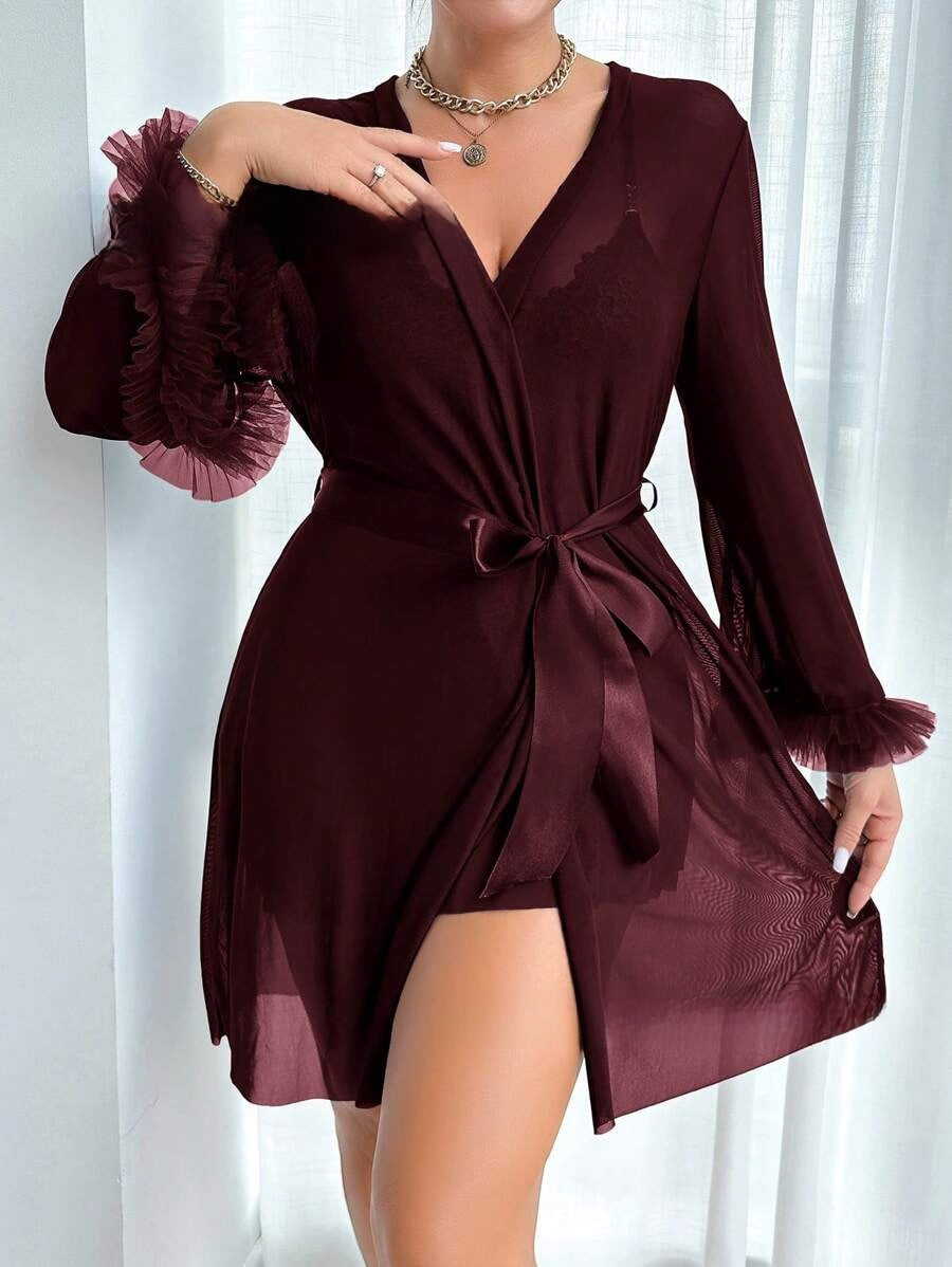 Luxform Midnight Muse Lace Slip Set