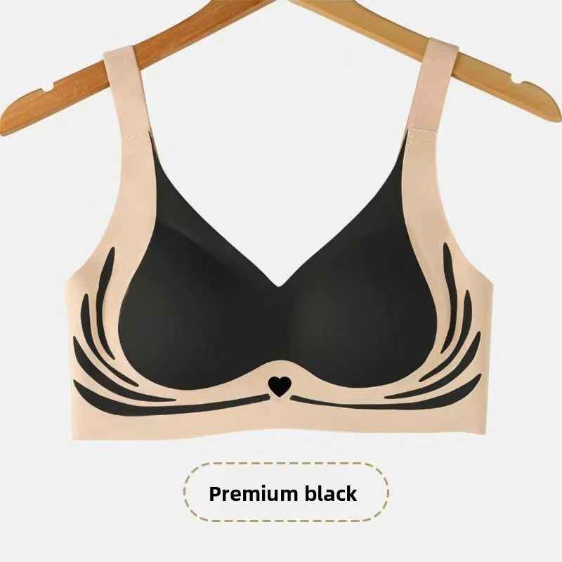 Eganora V-Neck Push-Up Comfort Bra